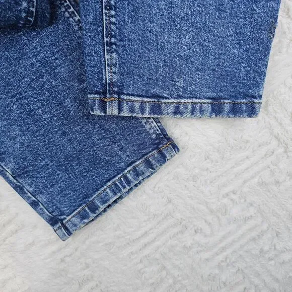 SO High Rise Slim Straight Jeans Medium Wash Women's Size 5 - Picture 5 of 16